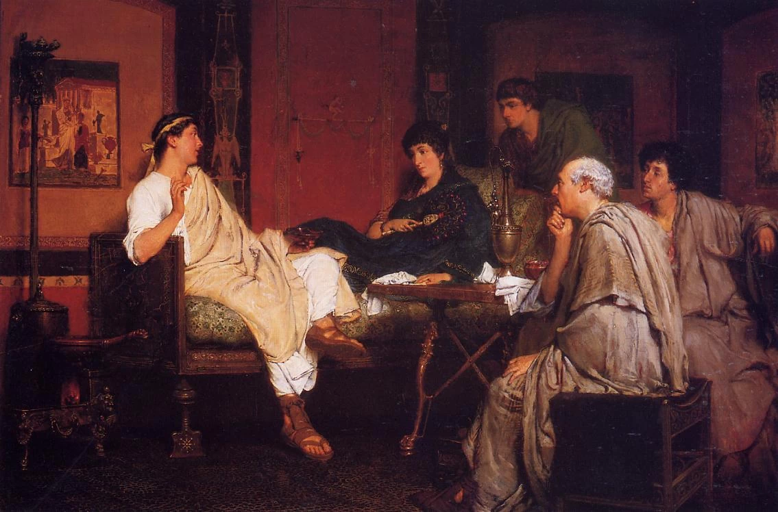 Tibullo a casa di Delia - Museum of Fine Arts Boston